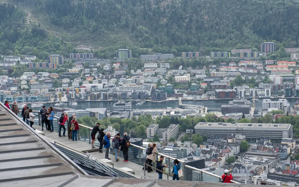 Utsikt fra Fløyen