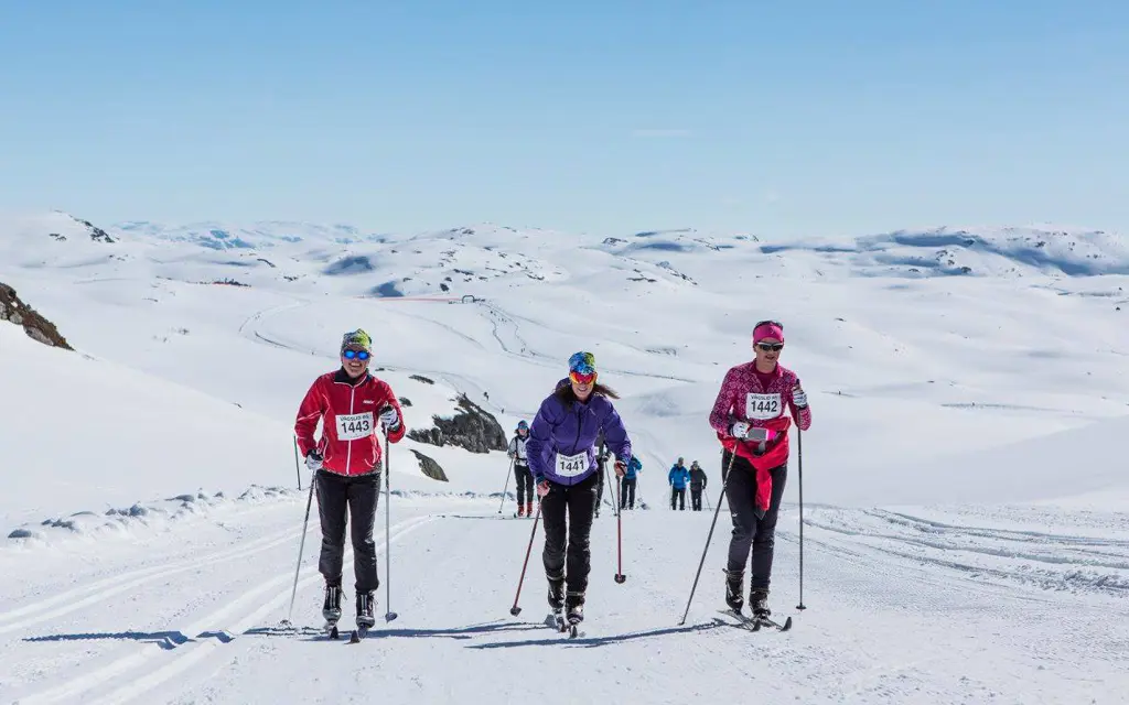 Løpere i Haukelirennet