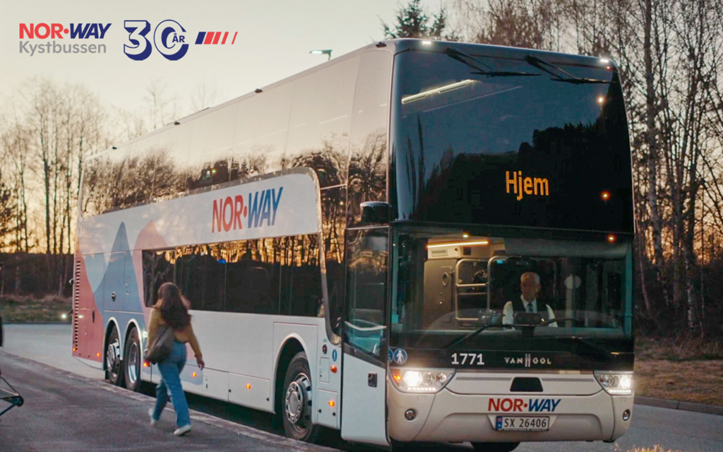 30 år på veien: Kystbussen er et kjent syn på veien mellom Bergen og Stavanger. 
