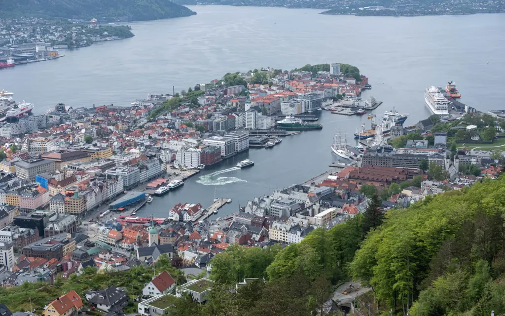 Utsikt over Bergen
